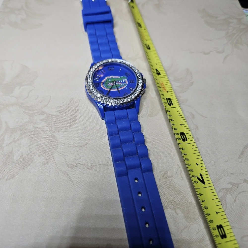 Women's Miami‎ University Florida GATORS Crystal Accent Watch, Blue/Silver Tone